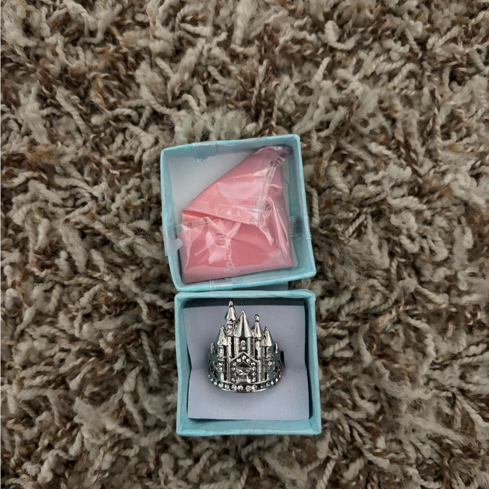 Disney Silver Castle Ring